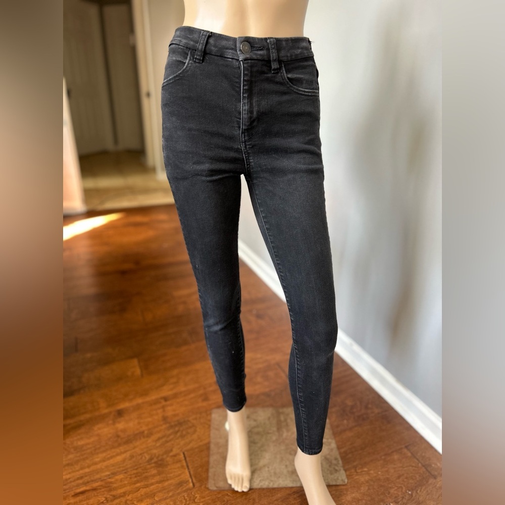 American Eagle Ne(x)t Level Stretch Black Curvy High Rise Jeggings